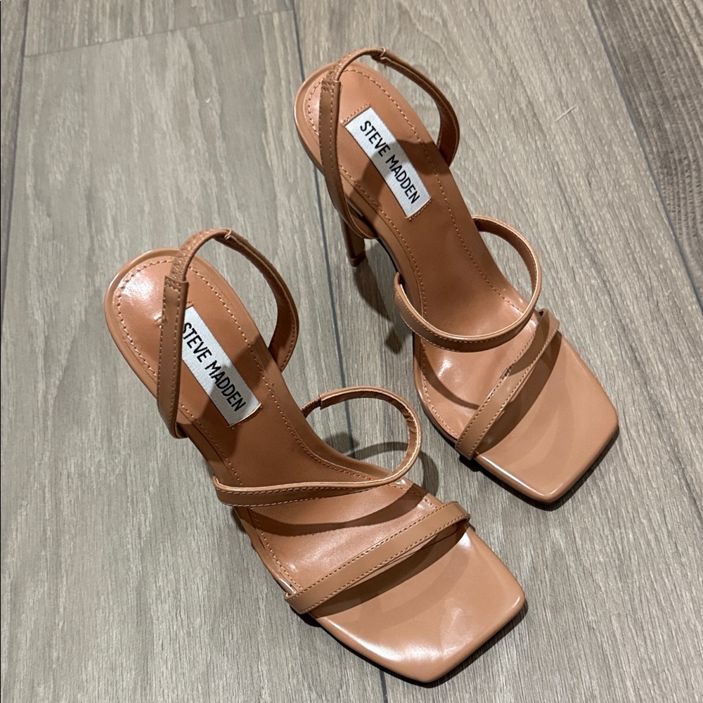 Steve Madden Brown Strappy Heels